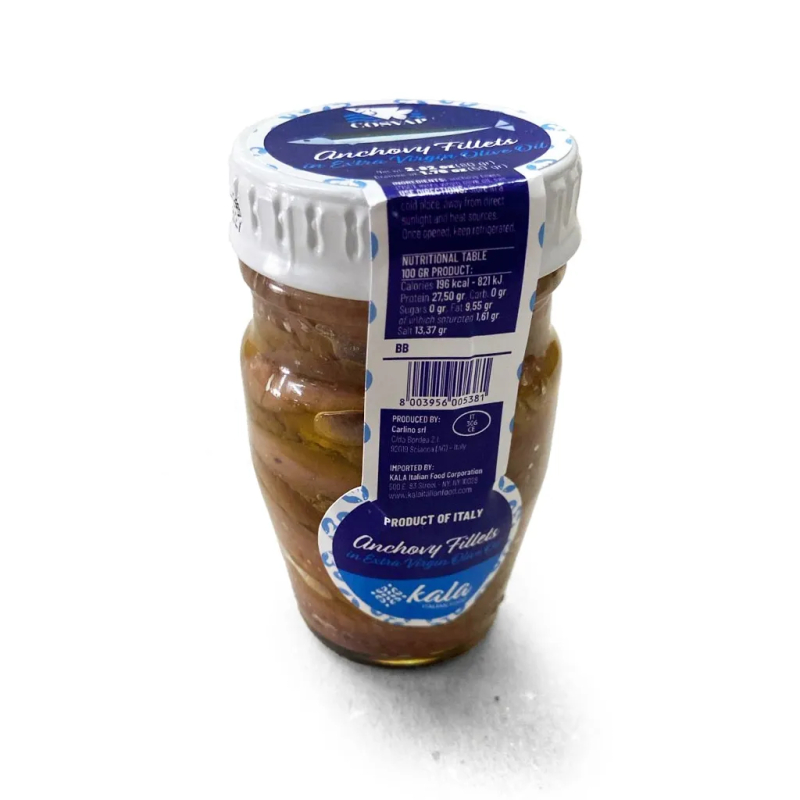 Spicy Anchovy Fillets in EVOO